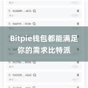 Bitpie钱包都能满足你的需求比特派